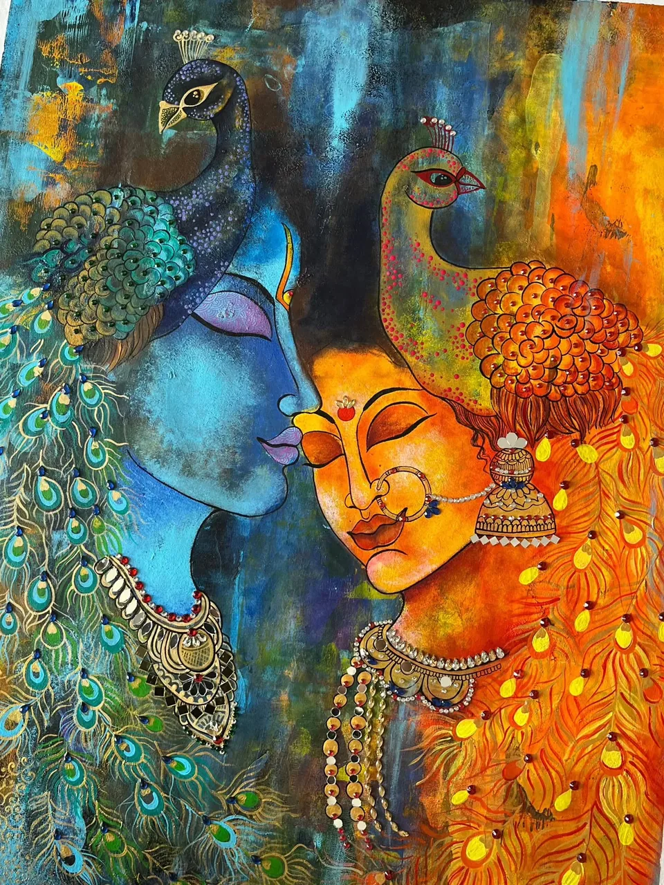 Faces & peacocks